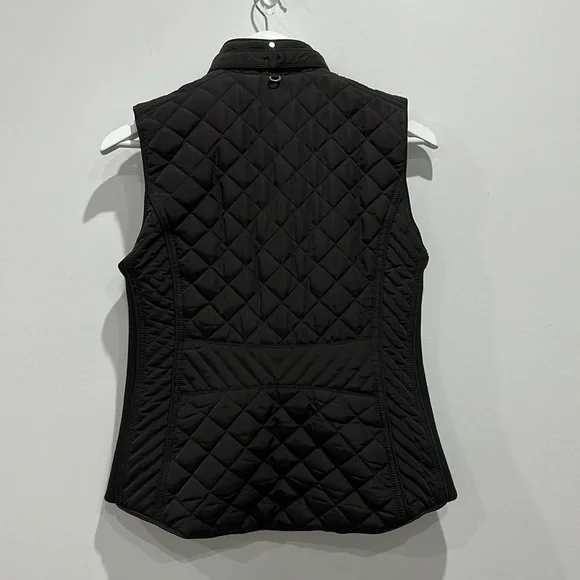 Zara Black Puffer Vest Size S - Picture 3 of 3